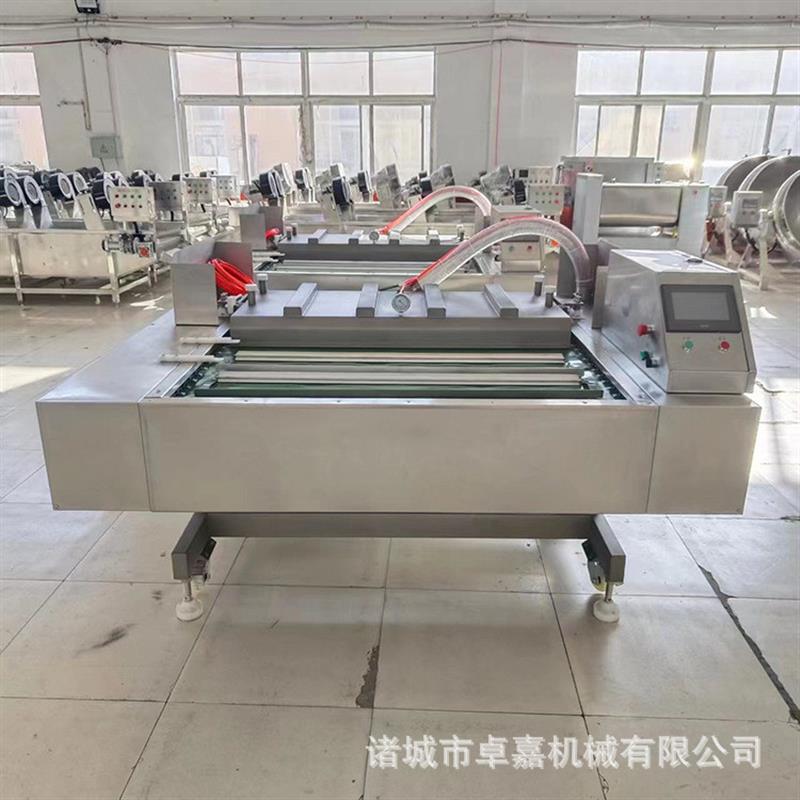 粽叶滚筒包装机 箬竹叶包装设备 滚动式真空包装机上门安装调试