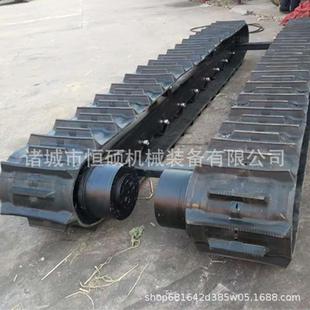 电动爬梯运输底盘 挖掘机、收获机械底盘 沙滩、沙漠运输履带底盘