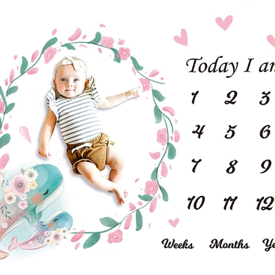 Cute Multi-Function Baby Play Mats Infant Portray Blanket Be