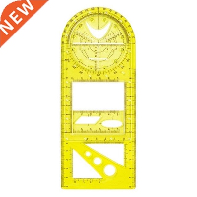 Multifunctional Geometric Ruler for School Office Architectu