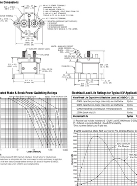 New Energy Vehicle Relay High Power High Voltage Contactor D