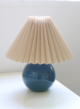 Modern Nordic Ceramics Table Lamp Bedroom Bedside Lamps Led