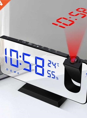 New LED Digital Alarm Clock Table Watch Electronic Desktop