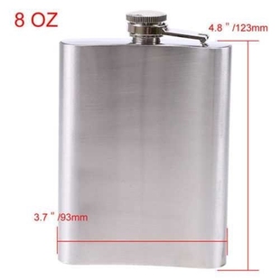 Stainless Steel Hip Flask Liquor Whiskey Alcohol Pocket Wine