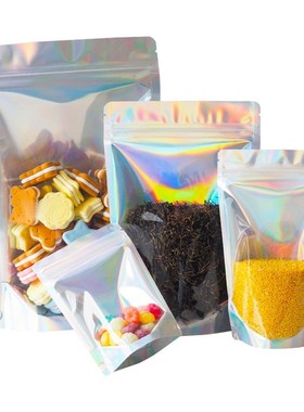 10 pcs iridescent laser bag cosmetic packag gift bag