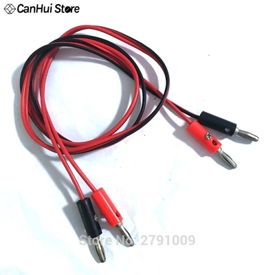 1m 4mm Double Head Banana  Test Leads 100cm Stackable banana