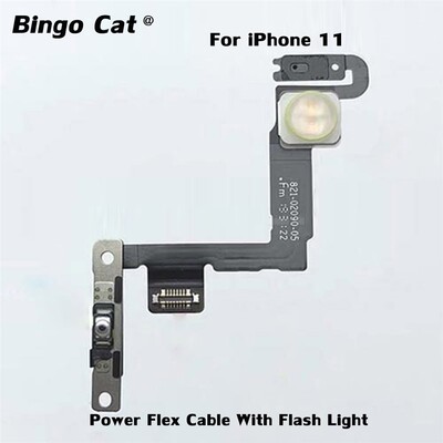 Original ON OFF Power Side Button Flex Cable With Flash