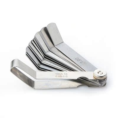 16 Blades Feeler Gauge Carbon Steel Metric Imperial 0.05-1.0