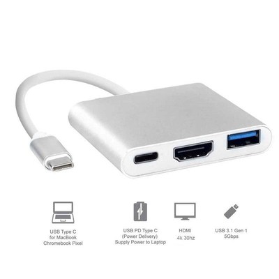 USB C HUB to HDMI Adapter For Macbook Pro/Air Thunderbolt 3