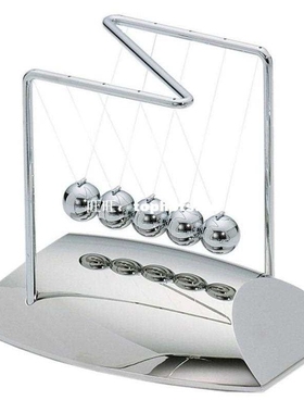 Home Decoration Accessories Z-shaped Plating Newton Pendulum