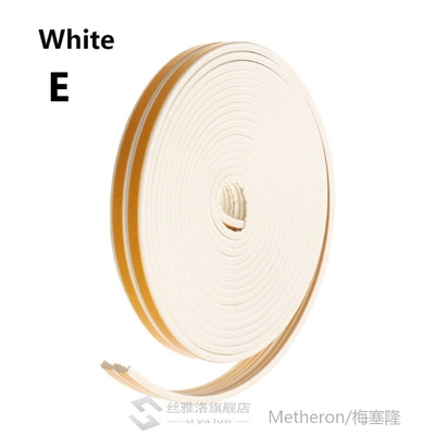 *5/10M D/E/P/I  Foam Weather Draught Excluder Self Adhesive