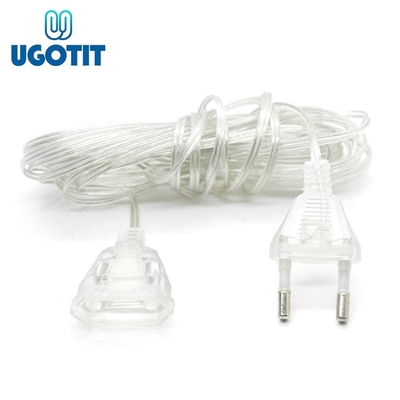 AC Power Extender Cable Cord110-220V EU/US Plug Extension  W