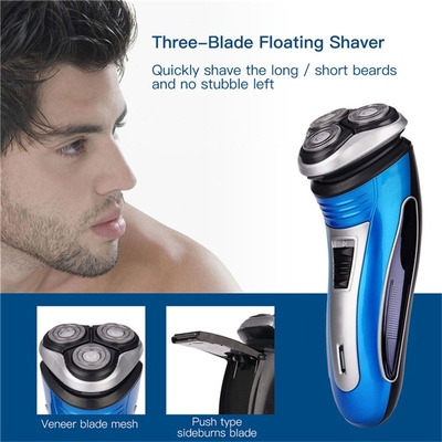 Electric Shaver 3D Triple Floating Blade Heads Razors Men