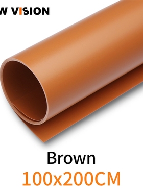 100cm*200cm 39*79 Brown Seamless Water proof PVC Backdr