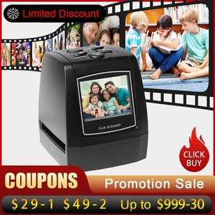 Protable Negative Film Scanner 35/135mm Slide Film Converter