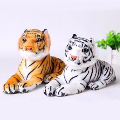 Real Life Tiger Plush Toy Soft Stuffed Animals Doll Baby