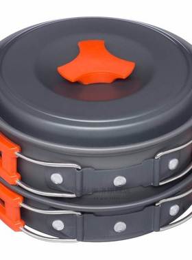 Portable Camping tableware cooking set Outdoor cookware pan
