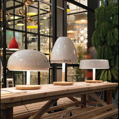 Postmodern nimalist mushroom design table lamp Nordic creati