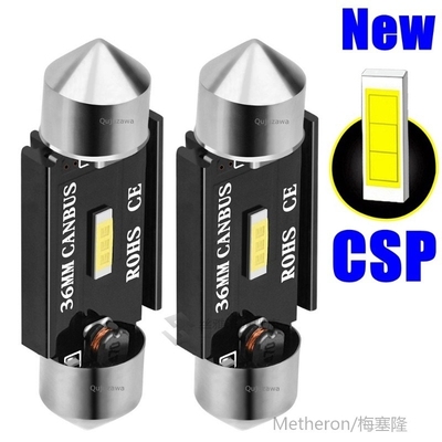 2PCS Festoon 31mm 36mm 39mm 41mm  C5W C10W Super Bright CSP