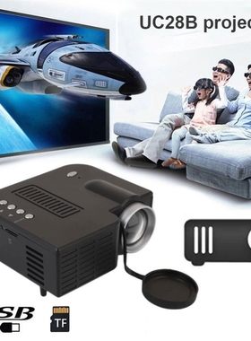 Mini Portable UC28CB/UC28D projector 500LM Home Theater Cine