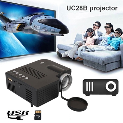 Mini Portable UC28CB/UC28D projector 500LM Home Theater Cine