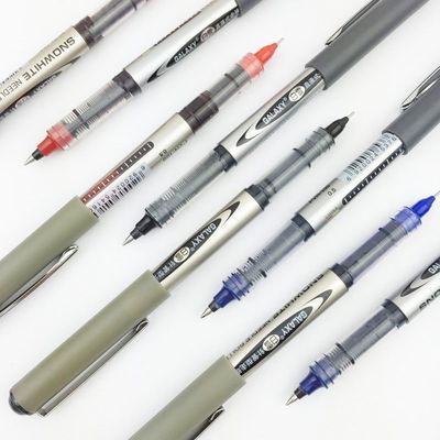 12PCS SNOWHITE Straight Liquid Type Ball Pen PVN 166 Roller