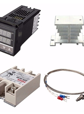 Digital 220V PID REX-C100 Temperature Instrut Controller + m