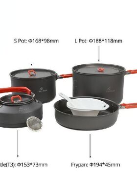 Outdoor Camping Hiking Cookware Backpacking Cooking Picnic