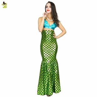 Adult Mermaid Costume Womens Swimming and Sandy Beach Cloth