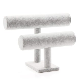 SZanbana Gray Jewelry Display Stand T-Shape Bracelet Holder
