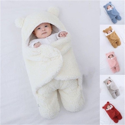 Soft Newborn Baby Wrap Blankets Baby Sleeping Bag Envelope
