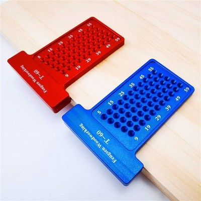 T-60 Woodworking Scribing Ruler Hole Scribing Right Angle Ru