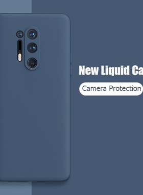 For OnePlus 8 Pro Case Liquid Silicone Soft Matte Camera Pr