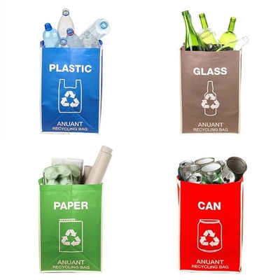 Separate Recycling Waste Bin Bags for Kitchen Office in