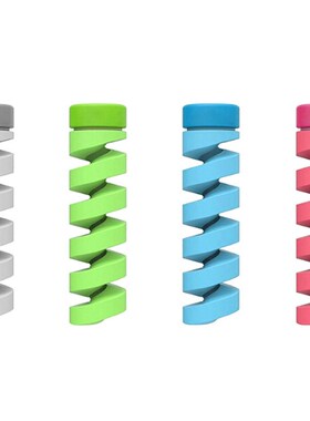 4 Pcs/lot Cable Protector Winder Data Line Case Rope Sleeve