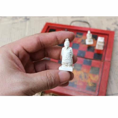 Terracotta Warriors Statue International Chess Portable