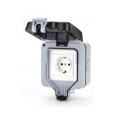 Outdoor Socket IP66 Single Double Row Weatherproof
