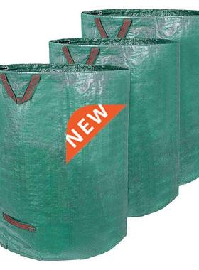 3- Pack 132 Gallons Reusable Yard Waste Bag, Sturdy &amp