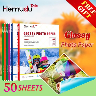A4 50 sheets Inkjet Glossy Photo Paper Double side Printing