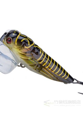 Artificial Plastic Cicada Fishing Topwater Lure Floating Ins