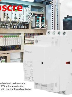 4P AC Contactor 25A 220V 50Hz Mini Household AC Contactor 4N
