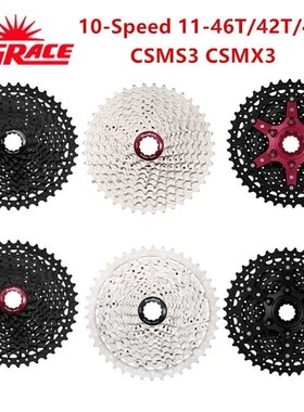 SunRace MTB 10 Speed Cassette CSMS3 CSMX3 11-40T 42T 46T Bik