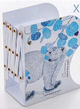 Bookends Book Stand Simple Metal Extend Desk Book Shelf Stor