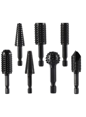 7pcs Cutter Rotary File Set Drill Bit Reaming Grinding Hex