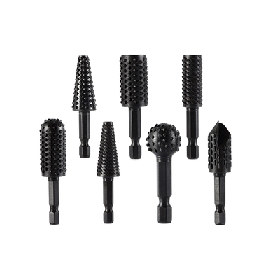 7pcs Cutter Rotary File Set Drill Bit Reaming Grinding Hex