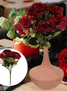 2Pcs Simulated Peony Ornament Wedding Flower Adornment DIY