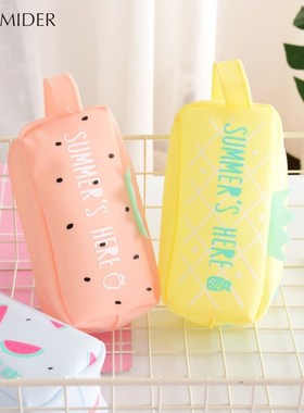Large Bag Pencil Case For Student Girl  Cute School Station