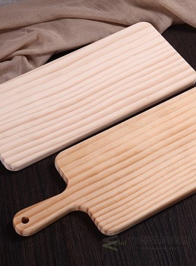 Wood Pizza Steak Non-Slip Toasted Breadboard Fruit Vegetable