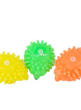 Hedgehog Shape Pet Dog Puppy Squeaky Chew Toy Squeaker Ball