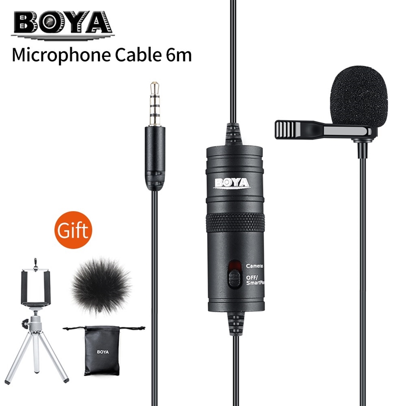 BOYA BY M1 Lavalier Condenser Microphone for Canon Nikon So